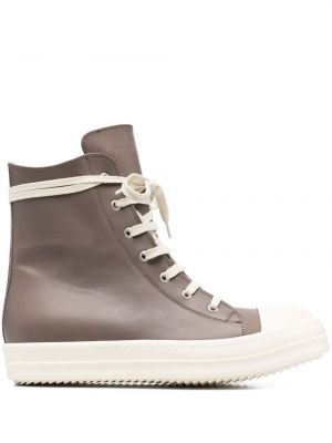 Blonder snøring sneakers Rick Owens grå