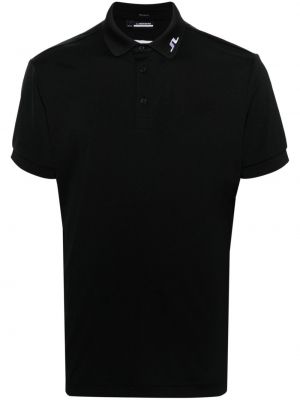 Siuvinėtas polo marškinėliai J.lindeberg juoda