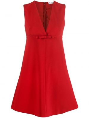 V-hals dress Red Valentino rød