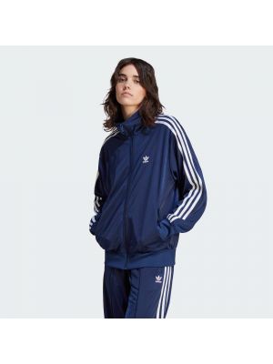 Športna jopa z zadrgo Adidas Originals bela