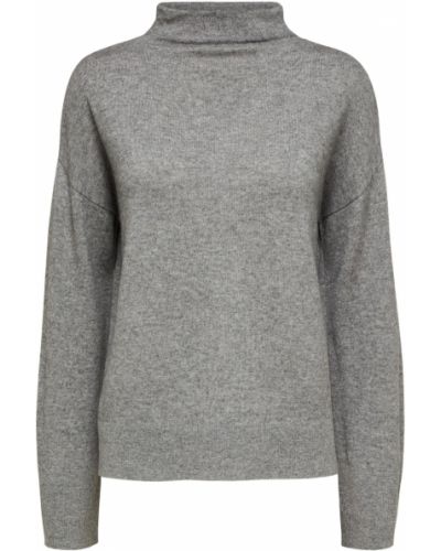 Пуловер Selected Femme Tall сиво