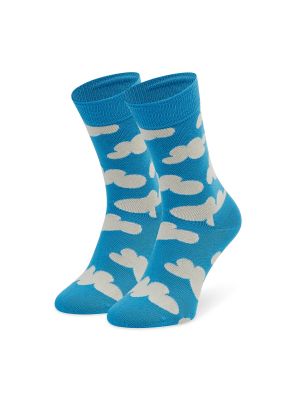 Térdzokni Happy Socks kék