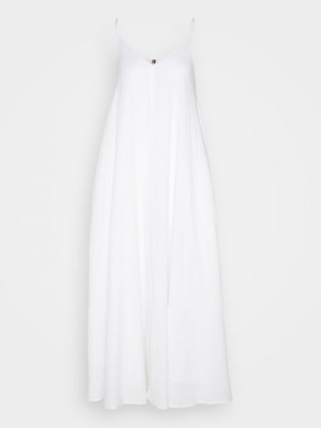 Sukienka długa Tommy Hilfiger biała