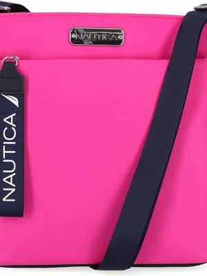 Нейлоновая мини сумочка Nautica розовая