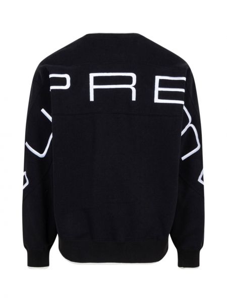 Sweatshirt mit rundhalsausschnitt Supreme schwarz