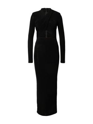Βραδινό φόρεμα Bardot μαύρο