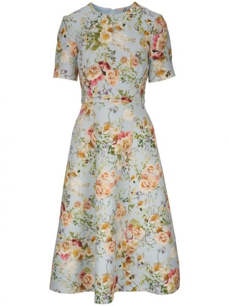 Mini haljina s cvjetnim printom s printom Adam Lippes