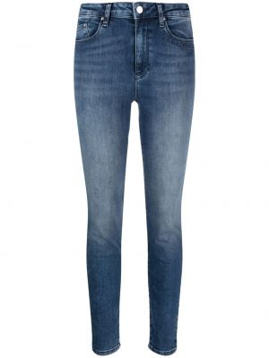 Jeansy skinny slim fit Karl Lagerfeld Jeans niebieskie