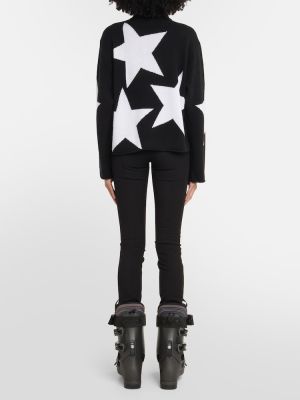 Zvaigznes džemperis ar augstu apkakli Goldbergh melns