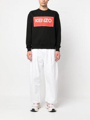 Bluza z kapturem bawełniana z nadrukiem Kenzo