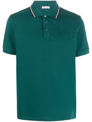 Polo marškinėliai Moncler žalia