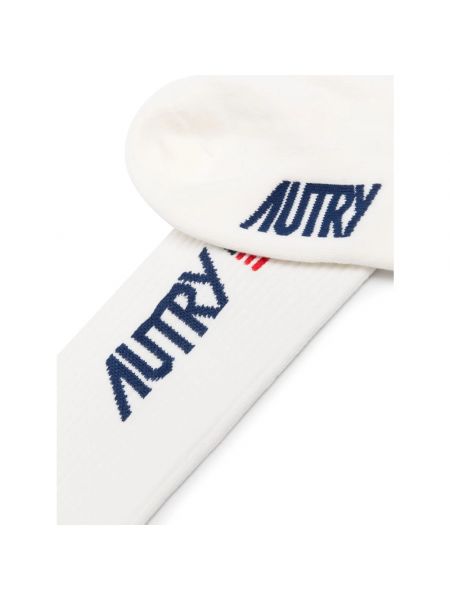 Calcetines de tejido jacquard Autry blanco