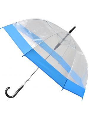 Caurspīdīgs lietussargs Semiline pelēks