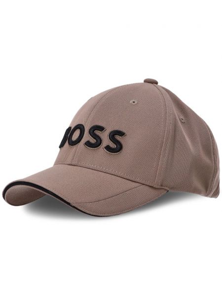 Kepurė su snapeliu Boss ruda