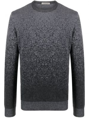 Плетен пуловер Corneliani сиво