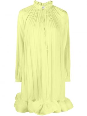 Plisované večerní šaty Lanvin žluté