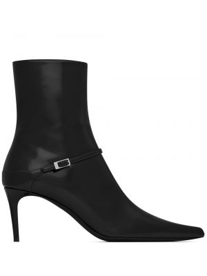 Czarne ankle boots Saint Laurent