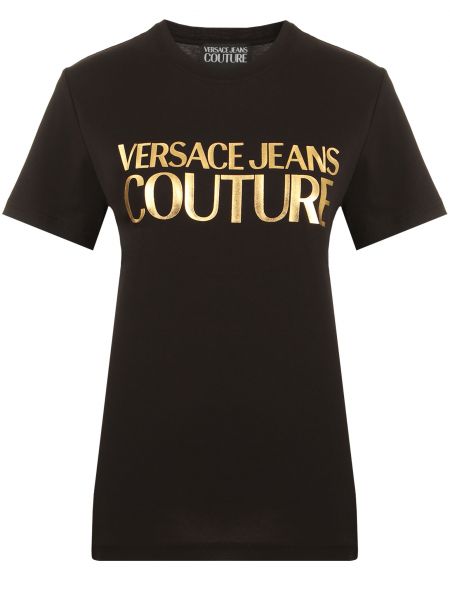 Футболка Versace Jeans Couture черная