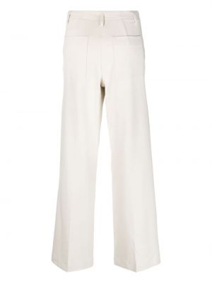 Hose ausgestellt mit plisseefalten Alysi weiß