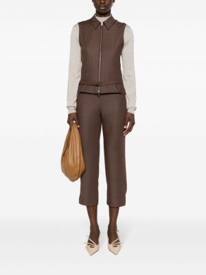 Pantalon cargo en laine avec poches Paloma Wool marron