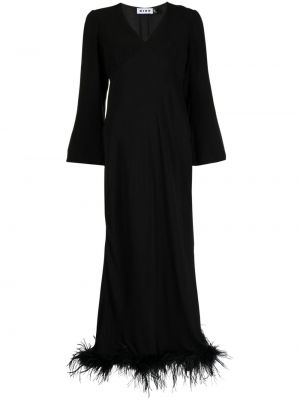 Sukienka wieczorowa w piórka Rixo czarna