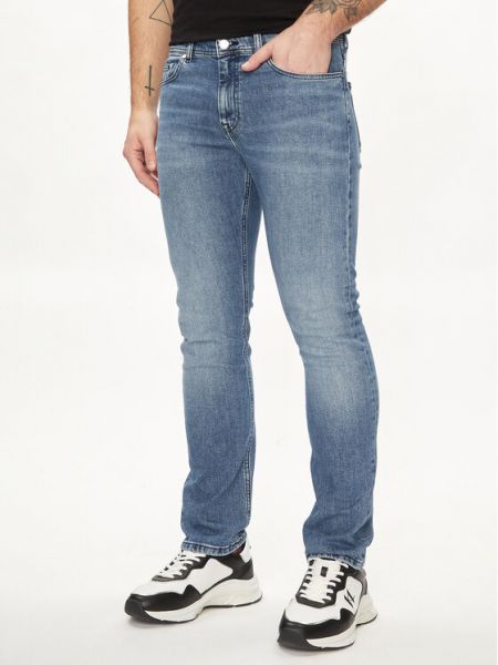 Priliehavé džínsy s rovným strihom Karl Lagerfeld