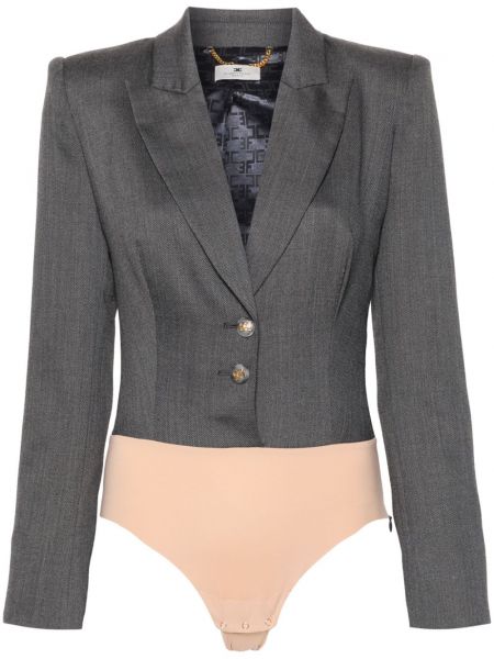 Blazer Elisabetta Franchi grå