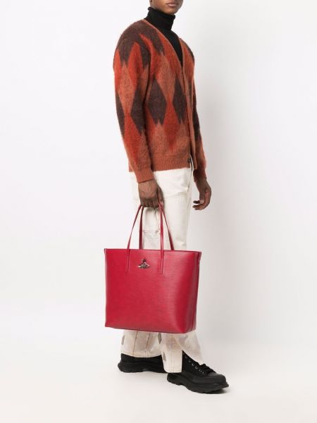 Bolso shopper Vivienne Westwood rojo
