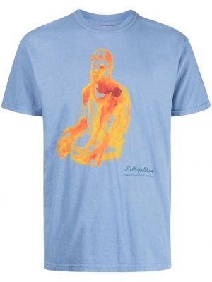T-shirt con stampa Kidsuper blu