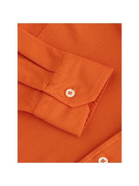 Polo manga larga Gran Sasso naranja