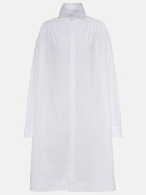 Oversized bavlněná košile Alaã¯a bílá