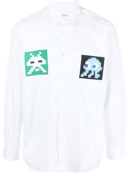 Painettu paitapusero Comme Des Garcons Shirt valkoinen