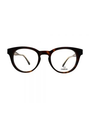Okulary przeciwsłoneczne retro Omega Vintage brązowe