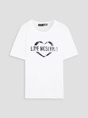 Top Love Moschino - alb