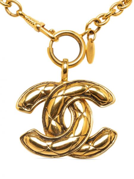 Stepēta kaklarota Chanel Pre-owned zelts
