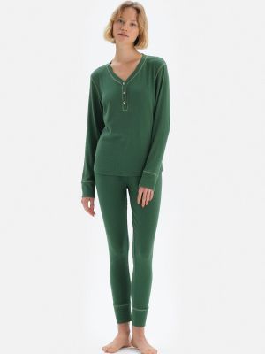 Pyžamo Dagi zelené