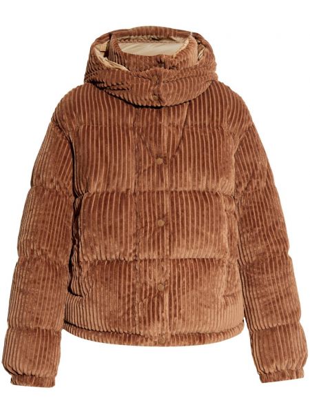 Dunjakke Moncler brun