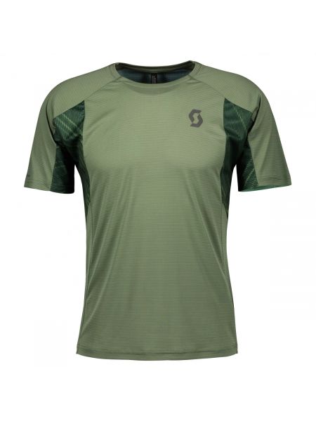Μπλούζα για τρέξιμο Scott πράσινο