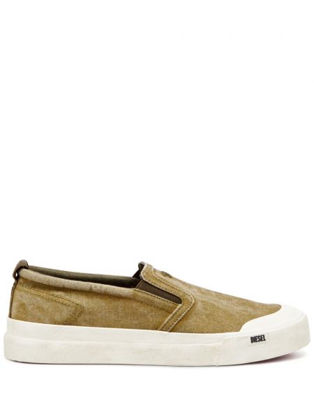 Slip-on sneakers Diesel brun