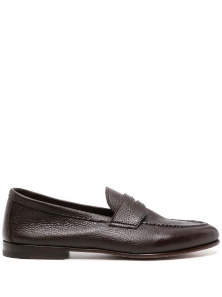 Δερμάτινα loafers Henderson Baracco καφέ