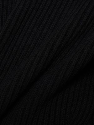 Oversized vlněný svetr Ann Demeulemeester černý