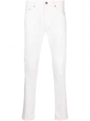Skinny džíny s nízkým pasem Pt Torino bílé
