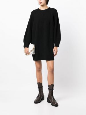 Pletené šaty Lorena Antoniazzi černé