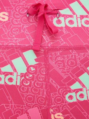Běžecké kalhoty Adidas Performance růžové