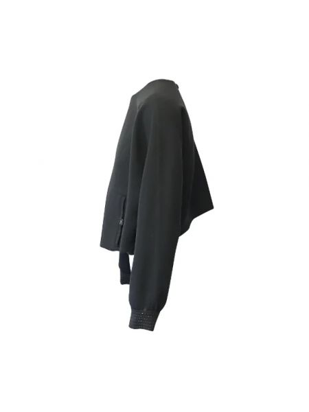 Top de lana retro Yves Saint Laurent Vintage negro