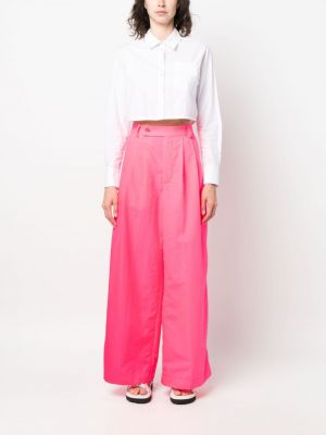 Spodnie plisowane Mira Mikati różowe
