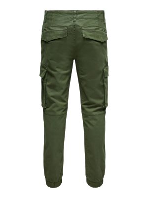 Pantaloni cargo Only & Sons verde