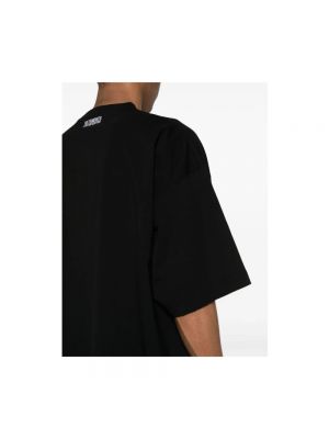 Camiseta con bordado Vetements negro