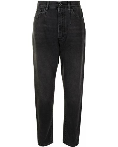 Jeans a vita alta Dolce & Gabbana nero