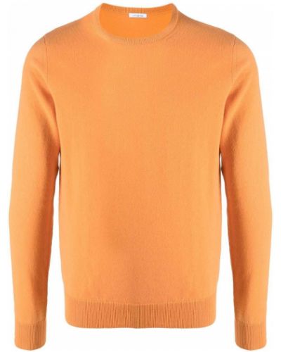 Jersey de tela jersey de cuello redondo Malo naranja